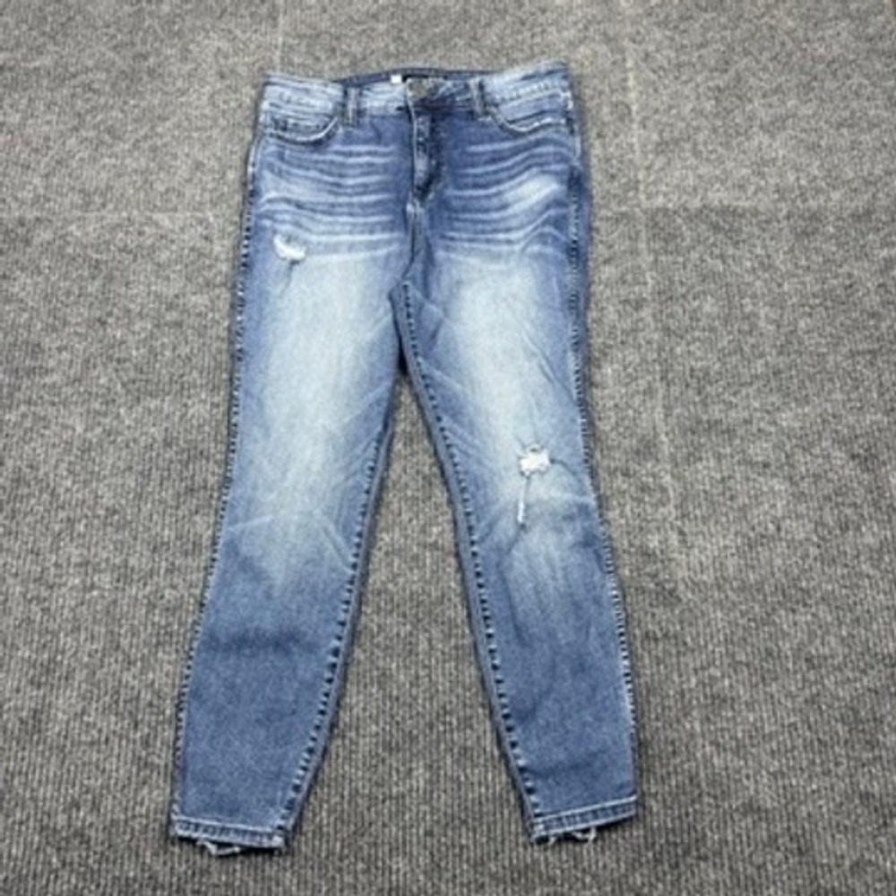 KUT from the Kloth Connie High-Rise Fab Ab Slim Jeans Size 8 KP0494MA8